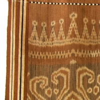 Bordure et extrémité du pua kumbu