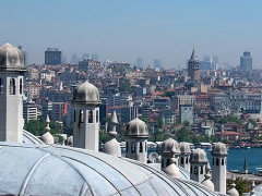 Istanbul, la Corne d'Or et la tour de Galata